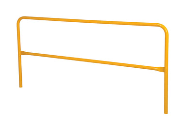 ALUM PIPE SAFETY RAILING 96IN LONG-YELLO